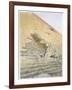 Entrance to the Great Pyramid, Egypt, 19th Century-Richard Phene Spiers-Framed Giclee Print