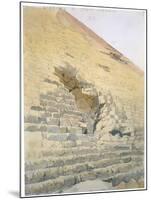 Entrance to the Great Pyramid, Egypt, 19th Century-Richard Phene Spiers-Mounted Giclee Print