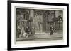 Entrance to the Great Shinto Temple at Kobe, Japan-Charles Edwin Fripp-Framed Giclee Print
