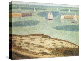 Entrance to the Harbor, 1888-Georges Seurat-Stretched Canvas