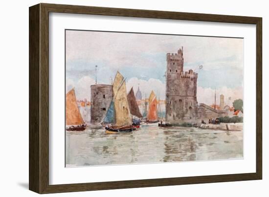 Entrance to the Harbor, La Rochelle-Herbert Menzies Marshall-Framed Giclee Print