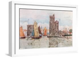 Entrance to the Harbor, La Rochelle-Herbert Menzies Marshall-Framed Giclee Print