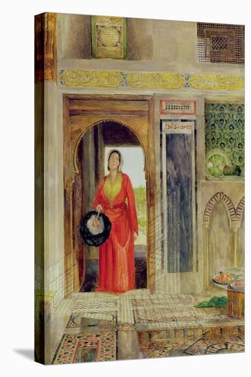 Entrance to the Harem, 1871-John Frederick Lewis-Stretched Canvas