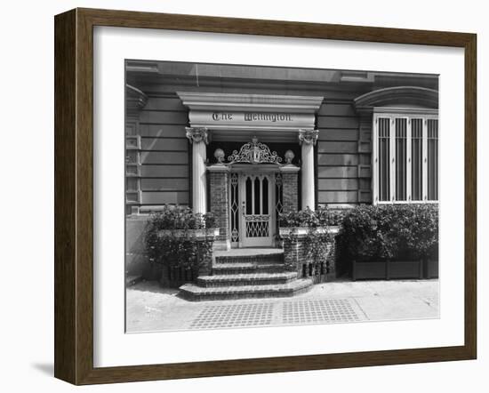 Entrance to the Hotel Wellington, 871 7th Avenue, New York, 1907-Byron Company-Framed Giclee Print