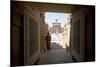 Entrance to the Jain Swaminarayan Temple, Gondal, Gujarat, India, Asia-Annie Owen-Mounted Photographic Print