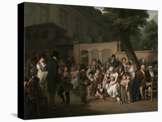 Entrance to the Jardin Turc, 1812-Louis Leopold Boilly-Stretched Canvas