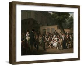 Entrance to the Jardin Turc, 1812-Louis Leopold Boilly-Framed Giclee Print