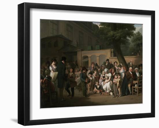 Entrance to the Jardin Turc, 1812-Louis Leopold Boilly-Framed Giclee Print