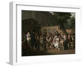 Entrance to the Jardin Turc, 1812-Louis Leopold Boilly-Framed Giclee Print