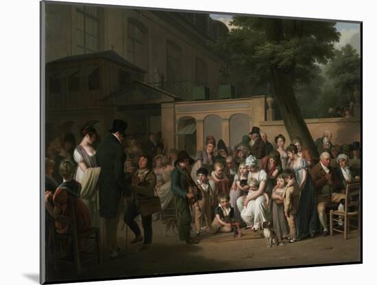 Entrance to the Jardin Turc, 1812-Louis Leopold Boilly-Mounted Giclee Print