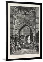 Entrance to the Khan El-Khalil, Egypt, 1879-null-Framed Giclee Print