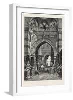 Entrance to the Khan El-Khalil, Egypt, 1879-null-Framed Giclee Print