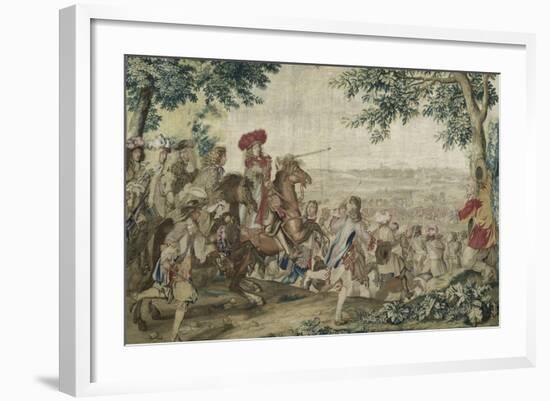 Entrance to the King at Dunkirk, September 2, 1662-Brun Charles Le-Framed Giclee Print