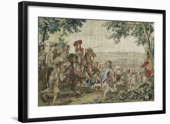 Entrance to the King at Dunkirk, September 2, 1662-Brun Charles Le-Framed Giclee Print