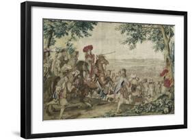 Entrance to the King at Dunkirk, September 2, 1662-Brun Charles Le-Framed Giclee Print