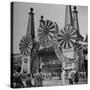 Entrance to the Luna Amusement Pavilion at Coney Island Amusement Park-Marie Hansen-Stretched Canvas