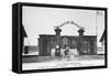 Entrance to the Maginot Barracks, Maginot Line, France, C1935-1940-null-Framed Stretched Canvas