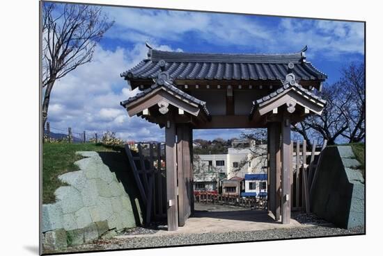 Entrance to the Matsumae Castle-null-Mounted Giclee Print