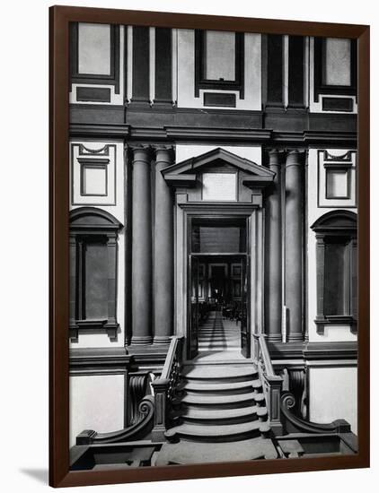 Entrance to the Medicean-Laurentian Library-Bettmann-Framed Photographic Print