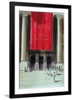 Entrance to the Metropolitan Museum, New York City, 1990-Lincoln Seligman-Framed Giclee Print