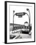 Entrance to the Metropolitan Station of Pre-Saint-Gervais, Designed by Hector Guimard (1867-1942)…-Jacques Moreau-Framed Photographic Print