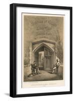 Entrance to the Moat House, Ightham, Kent-Joseph Nash-Framed Giclee Print