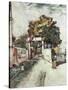 Entrance to the Moulin de la Galette-Vincent van Gogh-Stretched Canvas