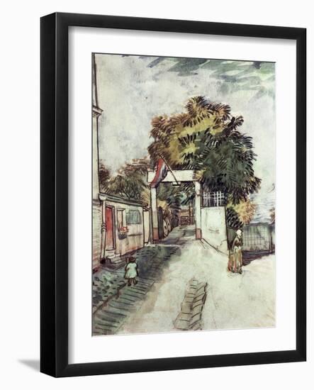 Entrance to the Moulin de la Galette-Vincent van Gogh-Framed Giclee Print