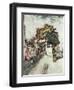 Entrance to the Moulin de la Galette-Vincent van Gogh-Framed Premium Giclee Print