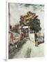 Entrance to the Moulin de la Galette-Vincent van Gogh-Framed Giclee Print