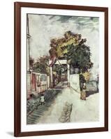 Entrance to the Moulin de la Galette-Vincent van Gogh-Framed Giclee Print