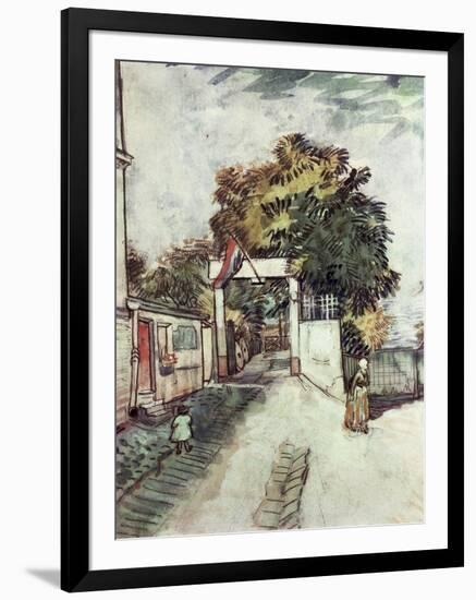 Entrance to the Moulin de la Galette-Vincent van Gogh-Framed Giclee Print