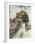 Entrance to the Moulin de la Galette-Vincent van Gogh-Framed Giclee Print