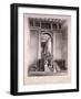 Entrance to the National Gallery in Trafalgar Square, Westminster, London, C1830-null-Framed Giclee Print