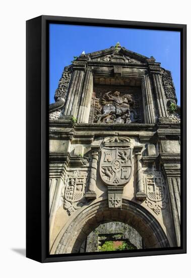 Entrance to the Old Fort Santiago, Intramuros, Manila, Luzon, Philippines, Southeast Asia, Asia-Michael Runkel-Framed Stretched Canvas