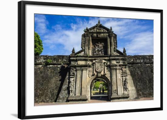 Entrance to the Old Fort Santiago, Intramuros, Manila, Luzon, Philippines, Southeast Asia, Asia-Michael Runkel-Framed Photographic Print