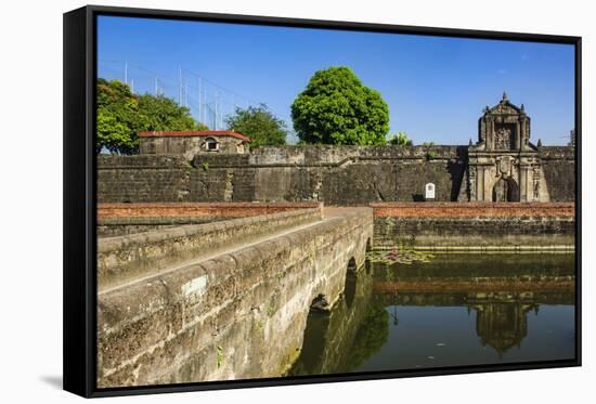 Entrance to the Old Fort Santiago, Intramuros, Manila, Luzon, Philippines, Southeast Asia, Asia-Michael Runkel-Framed Stretched Canvas