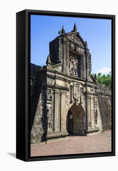 Entrance to the Old Fort Santiago, Intramuros, Manila, Luzon, Philippines, Southeast Asia, Asia-Michael Runkel-Framed Stretched Canvas