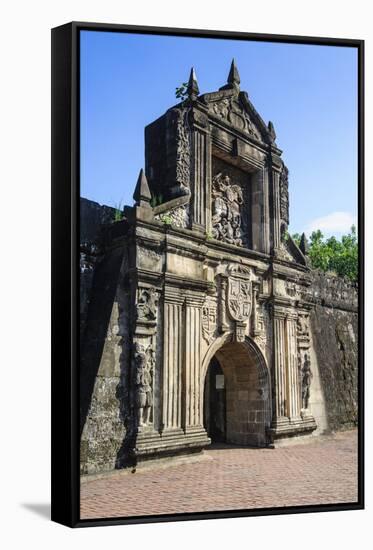 Entrance to the Old Fort Santiago, Intramuros, Manila, Luzon, Philippines, Southeast Asia, Asia-Michael Runkel-Framed Stretched Canvas