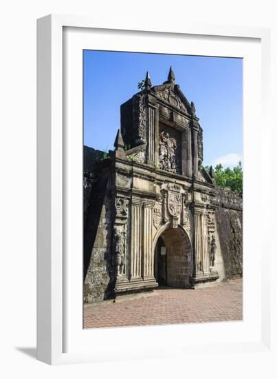 Entrance to the Old Fort Santiago, Intramuros, Manila, Luzon, Philippines, Southeast Asia, Asia-Michael Runkel-Framed Photographic Print