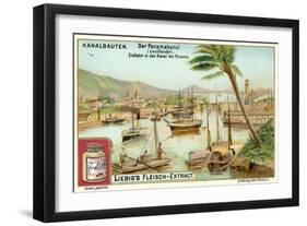 Entrance to the Panama Canal, Panama City-null-Framed Giclee Print