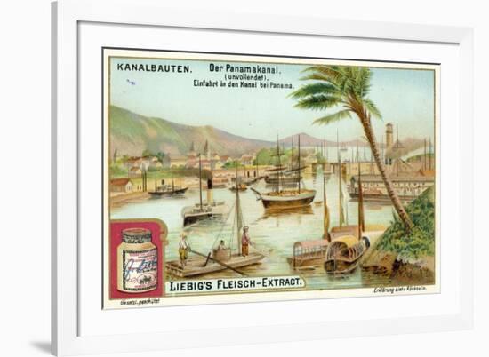 Entrance to the Panama Canal, Panama City-null-Framed Giclee Print