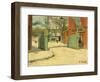 Entrance to the Park of the Moulin De La Galette-Santiago Rusiñol-Framed Giclee Print