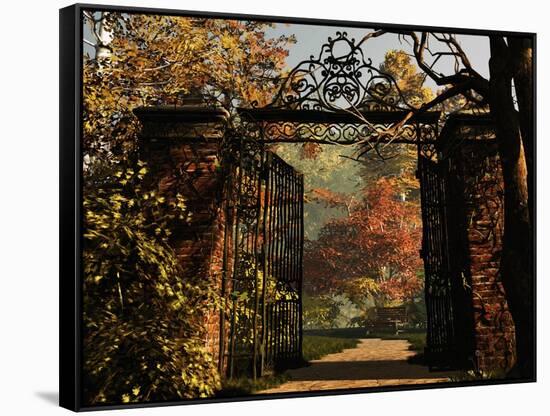 Entrance To The Park-Atelier Sommerland-Framed Stretched Canvas