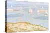 Entrance to the Port of Bessin-Georges Seurat-Stretched Canvas