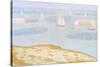 Entrance to the Port of Bessin-Georges Seurat-Stretched Canvas