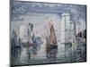 Entrance to the Port of La Rochelle-Paul Signac-Mounted Premium Giclee Print