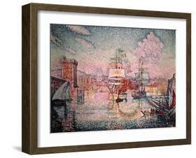 Entrance to the Port of Marseilles, 1911-Paul Signac-Framed Giclee Print