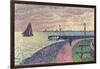 Entrance to the Port of Volendam-Théo van Rysselberghe-Framed Giclee Print