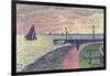 Entrance to the Port of Volendam-Théo van Rysselberghe-Framed Giclee Print